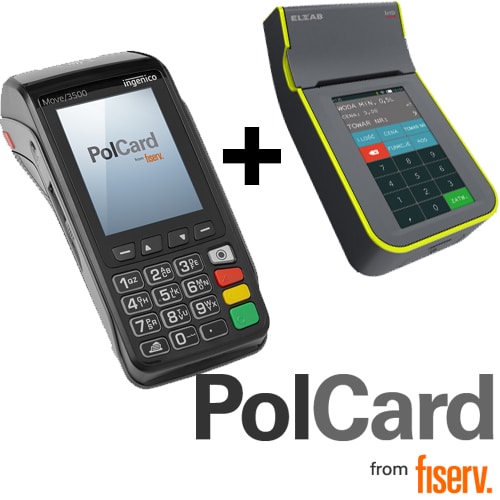 Kasa fiskalna online ELZAB K10 ONLINE + Terminal płatniczy Polcard